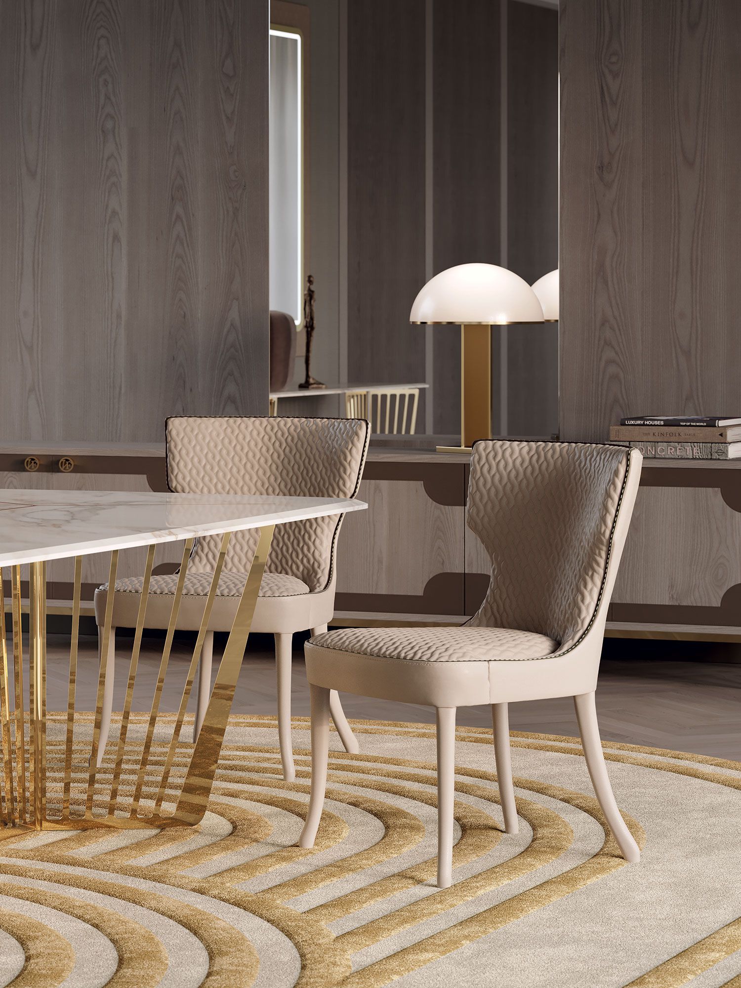 Тканевое кресло Vittoria Frigerio Adda ARCH-00124462 - Вид №3