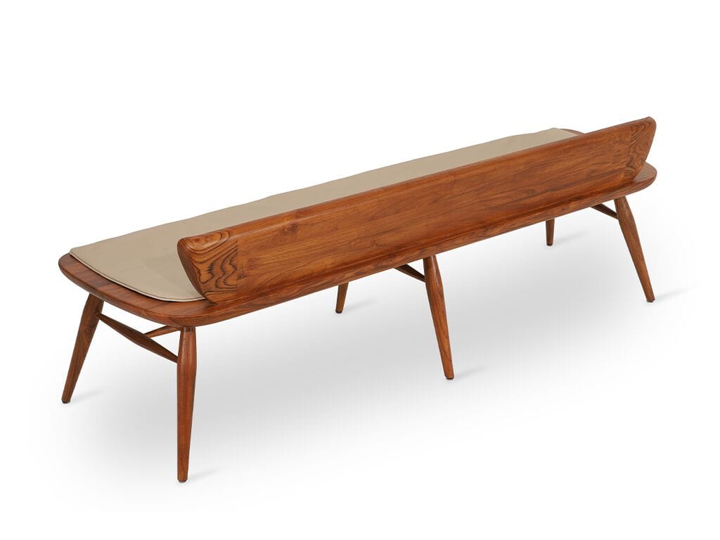 Скамейка из тикового дерева со спинкой Alankaram BUYUK ARCH-00138073 - Вид №3