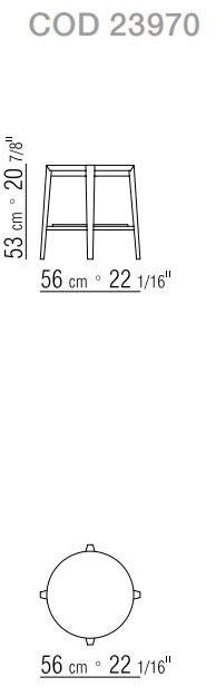 Flexform Круглый журнальный столик из орехового дерева с подносом и кожаной столешницей sun-id-1374741 - Вид №4