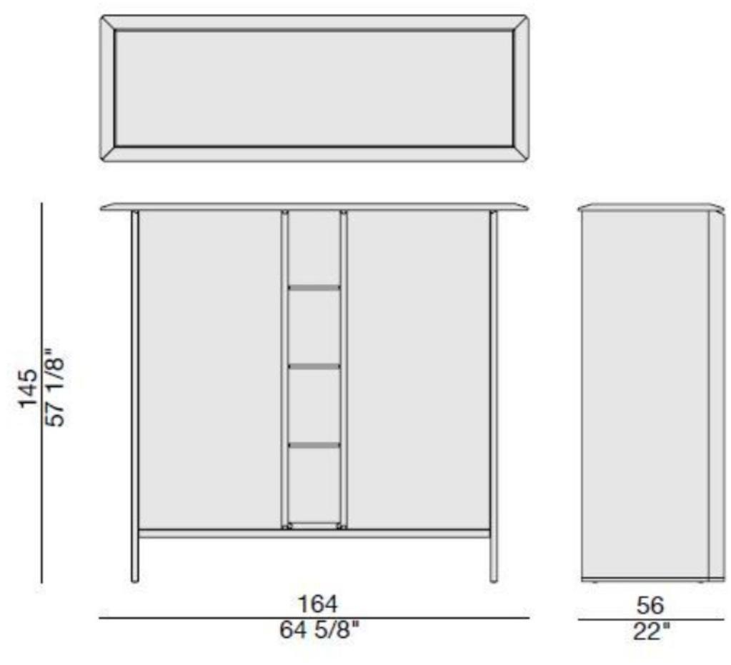 Porada Буфет из орехового дерева с распашными дверцами Nineteen sun-id-1497585 - Вид №2