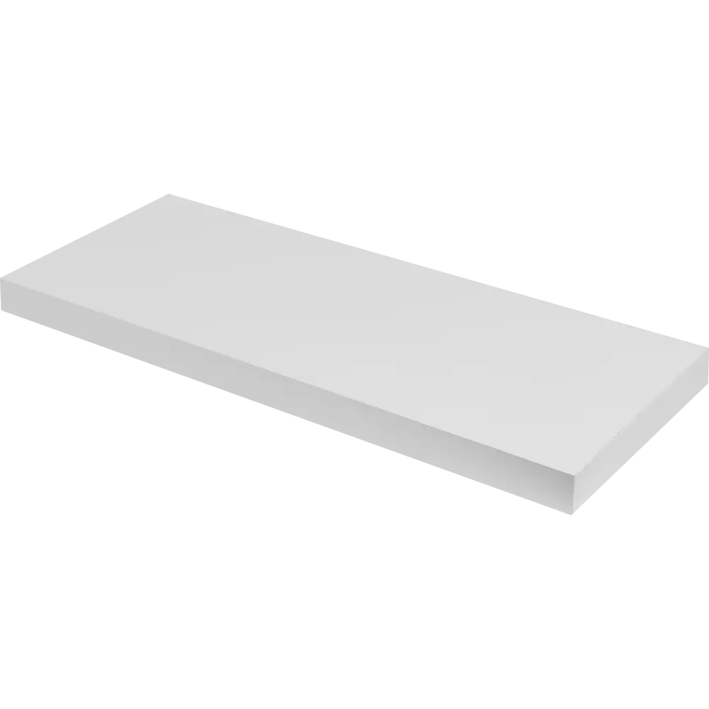 Полка настенная Spaceo White 60x23.5 см МДФ цвет белый STLM-2147232
