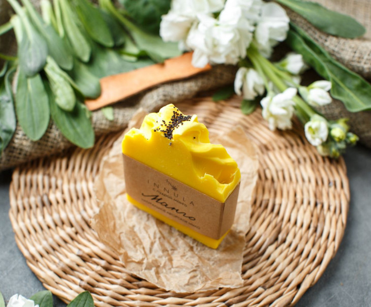 6491 Мыло ручной работы "Манго" Вкусляндия  - Вид №1