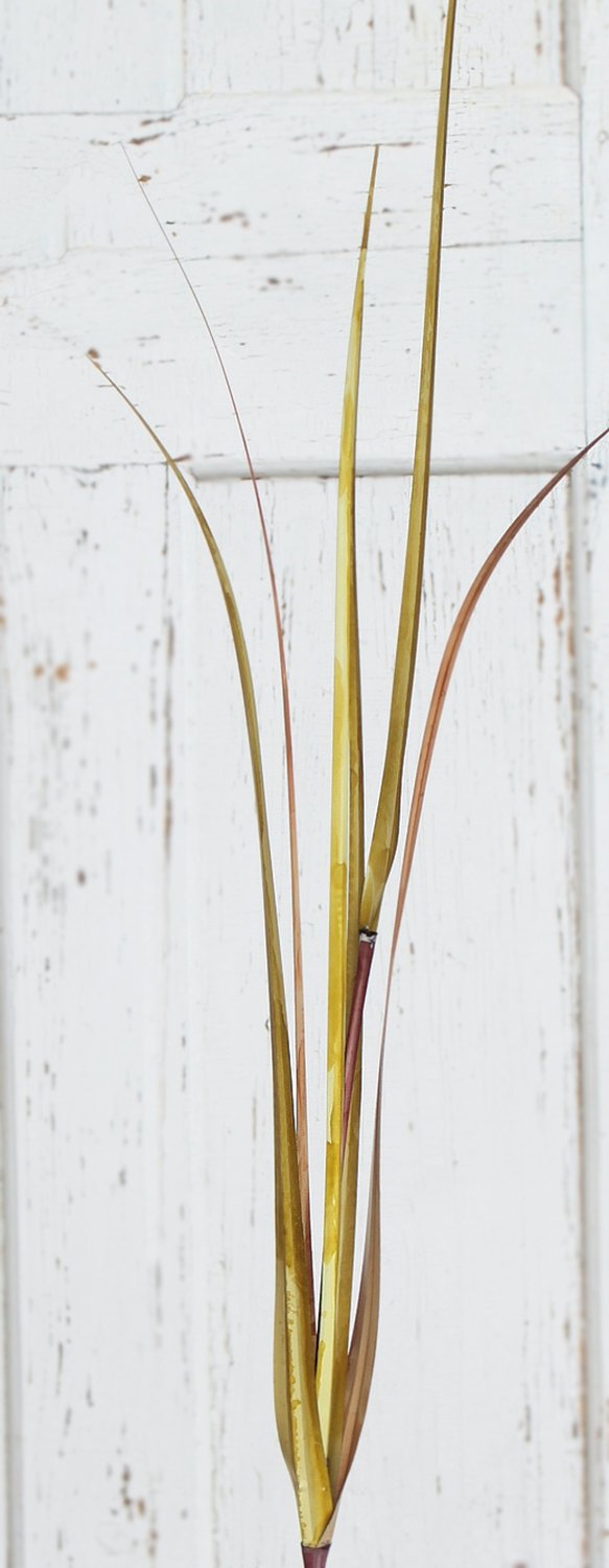 4538 860 a3 Ветка искусственной травы, 120см, зелено-коричневая H-andreas  - Вид №1