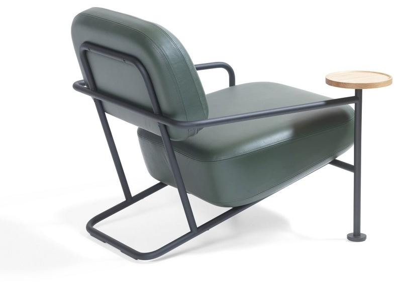 Blå Station Кожаное кресло с подлокотниками Åhus B30 Bla Station - Вид №4