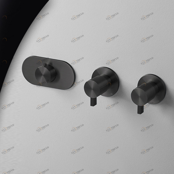 Термостат для душа розовое золото TOOX Radomonte TXQ55C