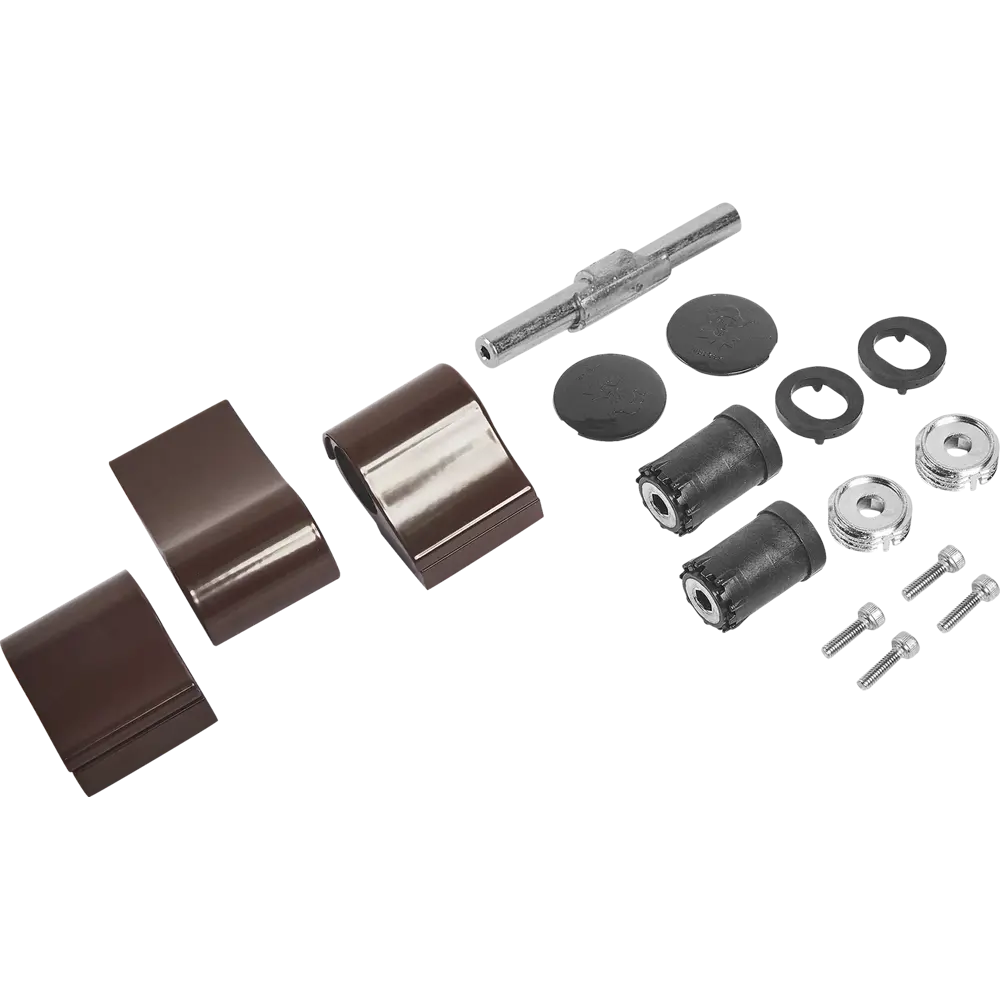Петля дверная универсальная MED0062.05-1 107x132x35 мм алюминий цвет коричневый Santreyd STLM-2073029 - Вид №1
