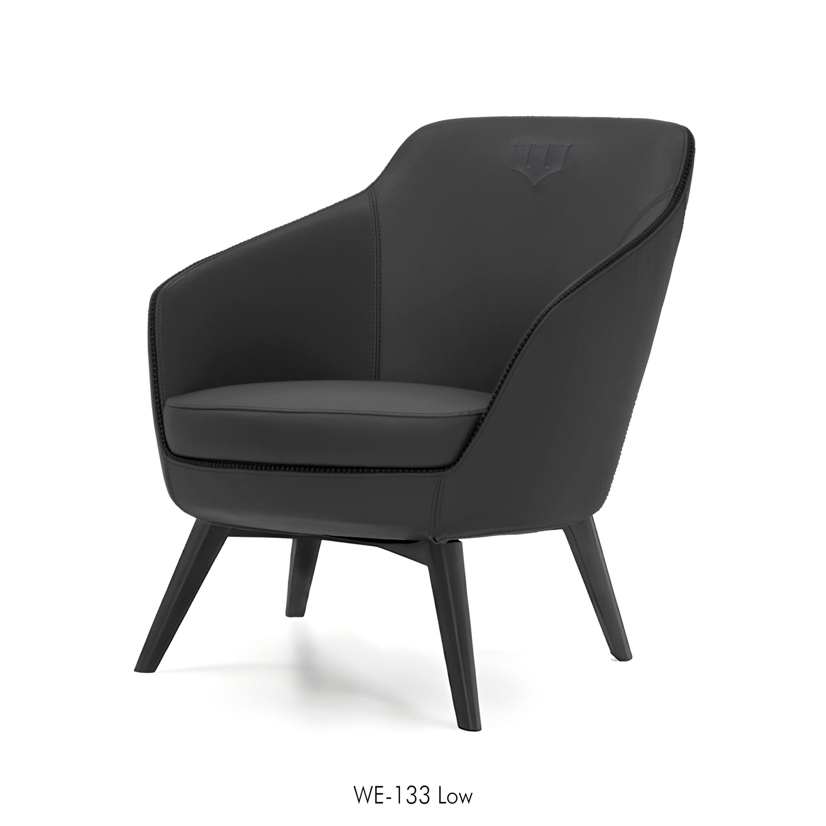 Кожаное кресло с подлокотниками Wayne Enterprises Home Collection WE-131 LOW ARCH-00053785 - Вид №1