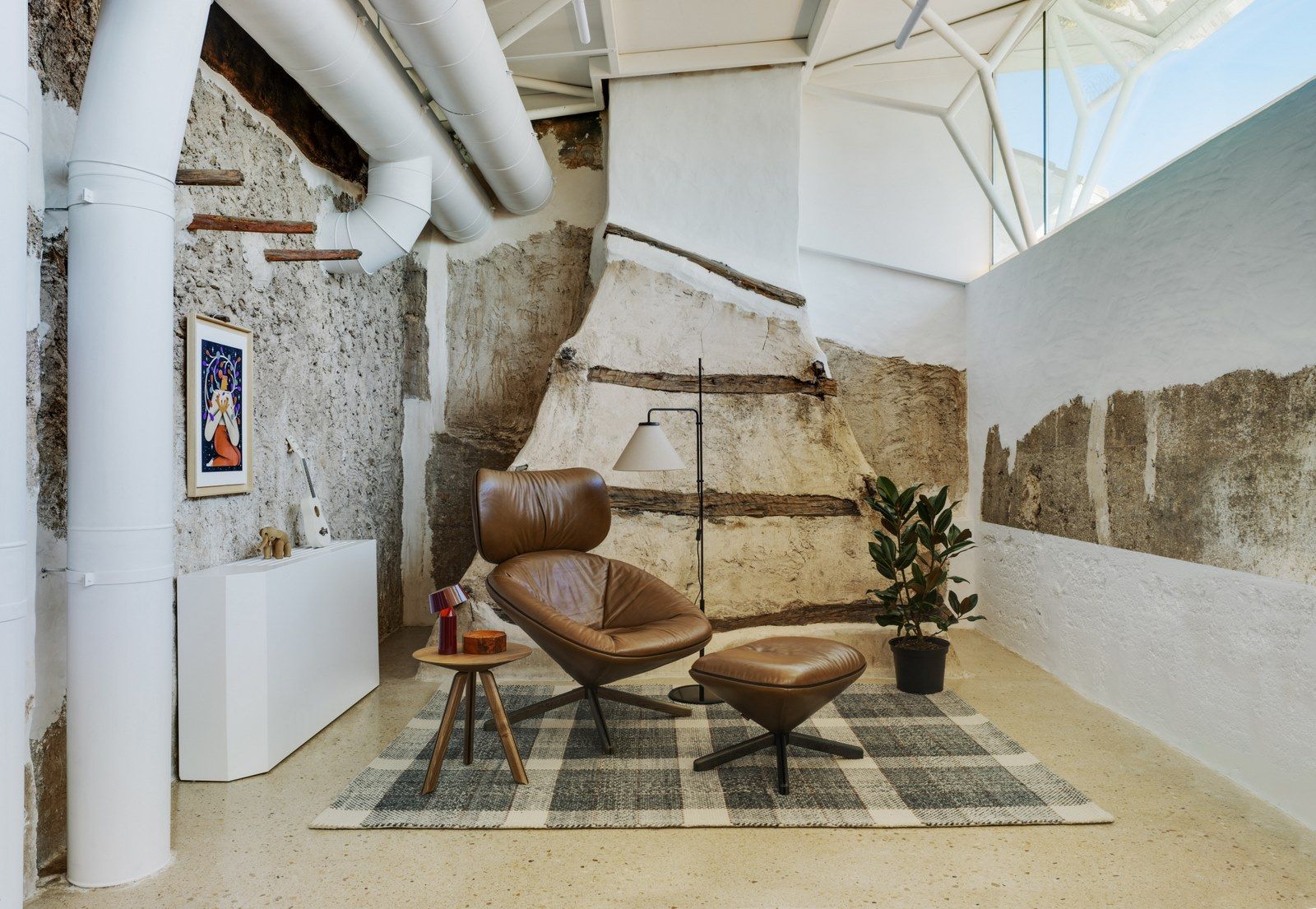 Спицевое кожаное кресло с подголовником SANCAL ARCH-00138039 - Вид №15