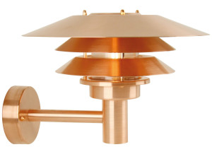 Металлическая наружная настенная лампа