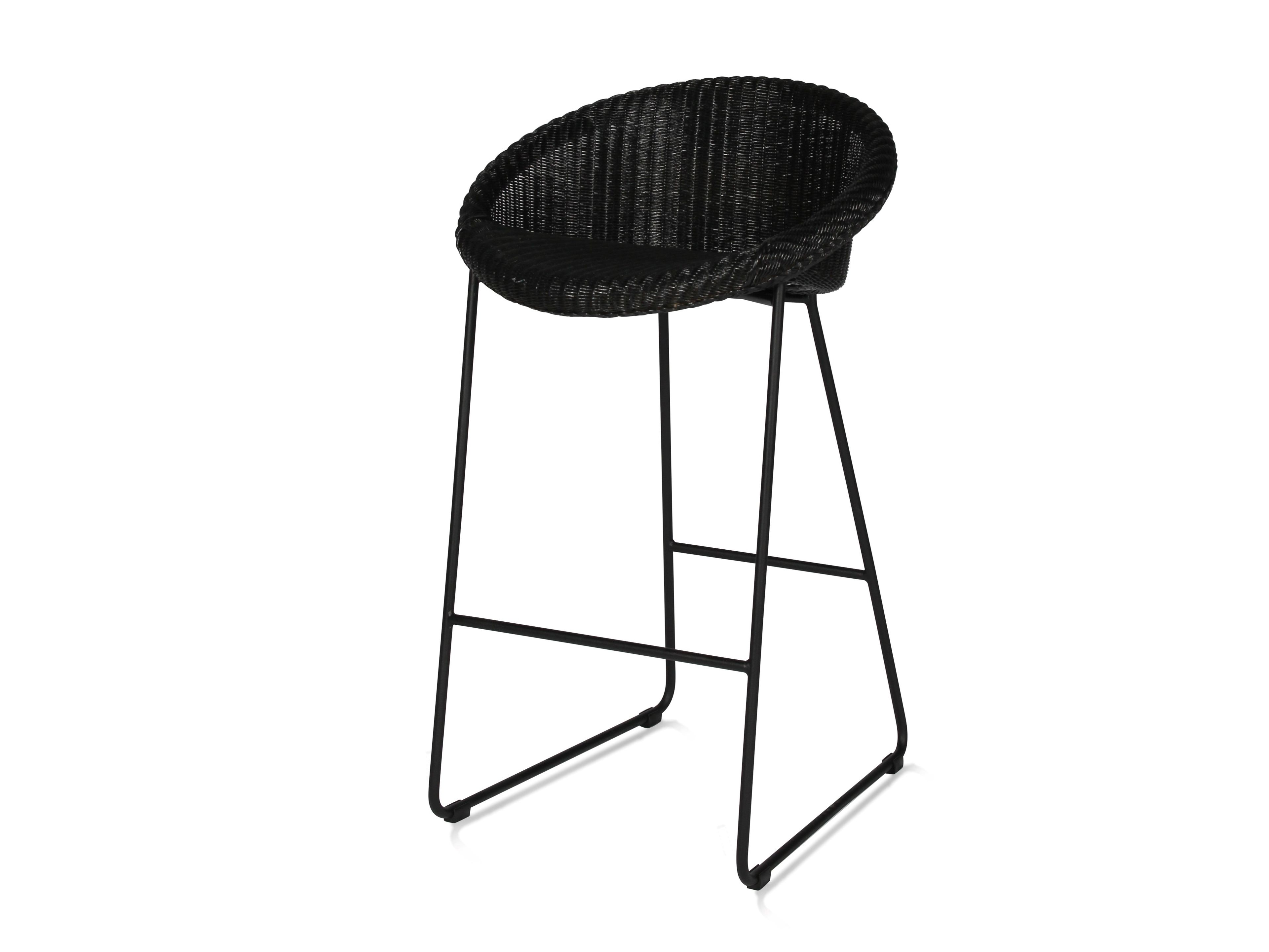 Высокий табурет в Lloyd loom с подставкой для ног Vincent sheppard Джо ARCH-00048248 - Вид №5