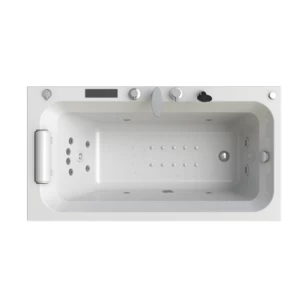 Гидромассаж "Специальный Chrome" на ванну Хельга 170х90 (двигатель 1500 Вт, система "Turbo-pool", джет Релакс - 10 шт., джет Линц, Магнус - 3 шт.)