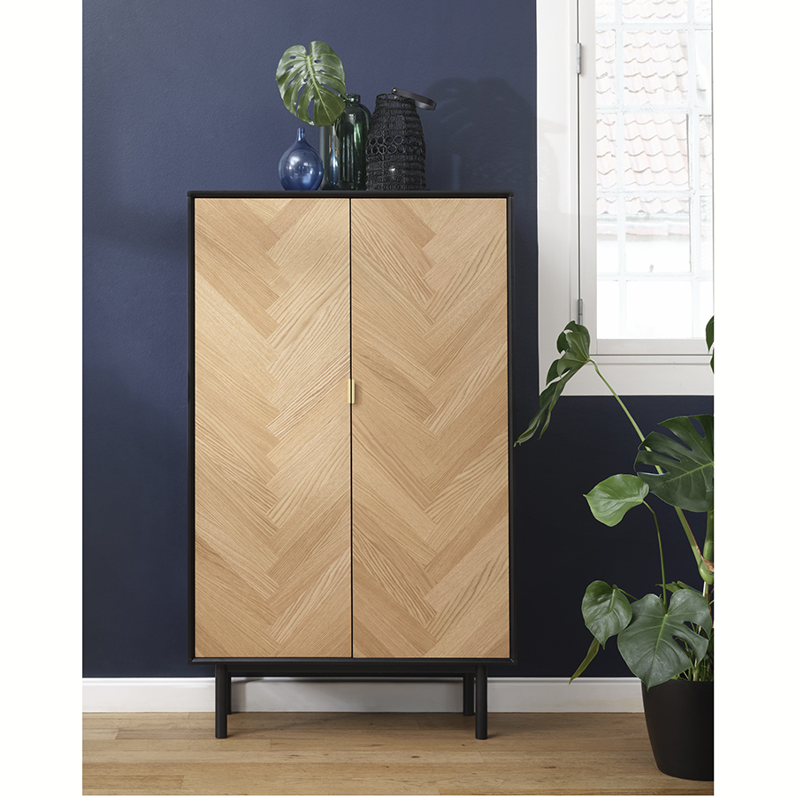 42163160 Шкаф , calvi, 95х40х160 см Unique Furniture  - Вид №4