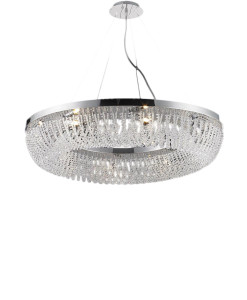 90643457 Люстра подвесная LDP 7027-8 Boguart 8 ламп 44.80 м² цвет хром STLM-0321086 LUMINA DECO