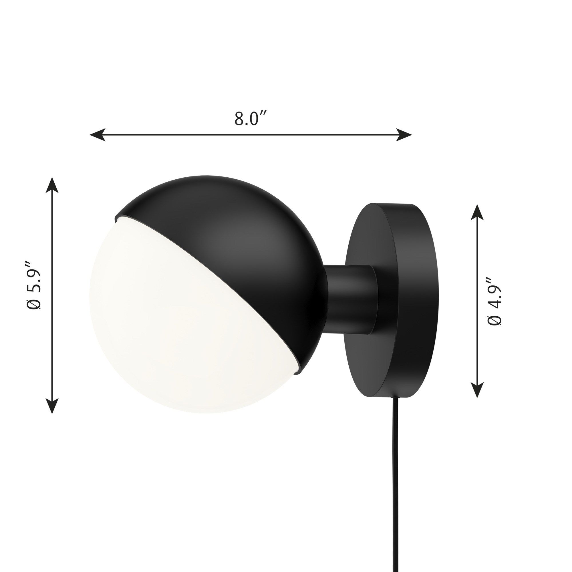 Светодиодный настенный светильник из опалового стекла Louis Poulsen VL Studio ARCH-00121901 - Вид №18