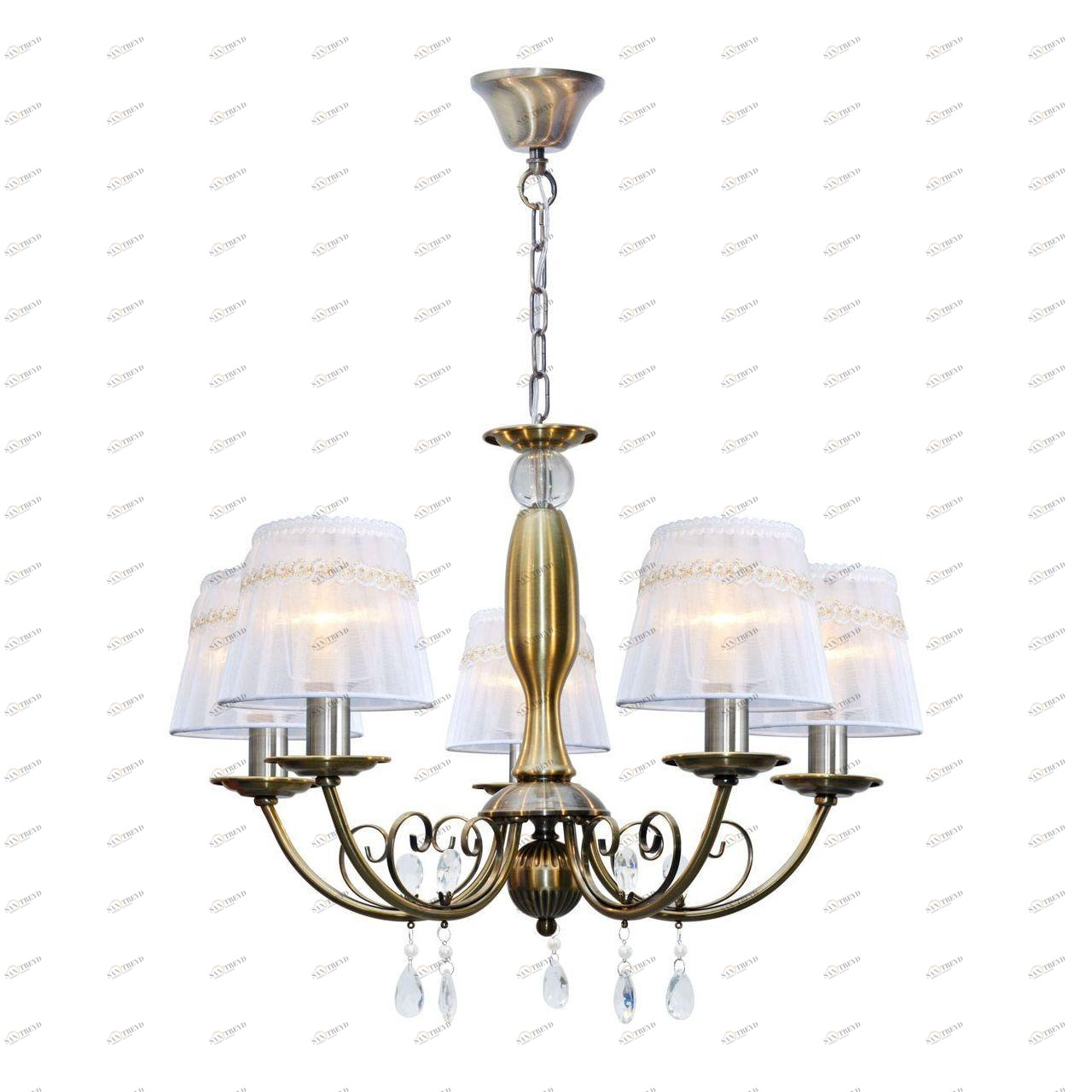 Подвесная люстра Toplight Gertrude TL1138-5H TOPLIGHT ДИЗАЙНЕРСКИЕ, GERTRUDE 187781 Белый 