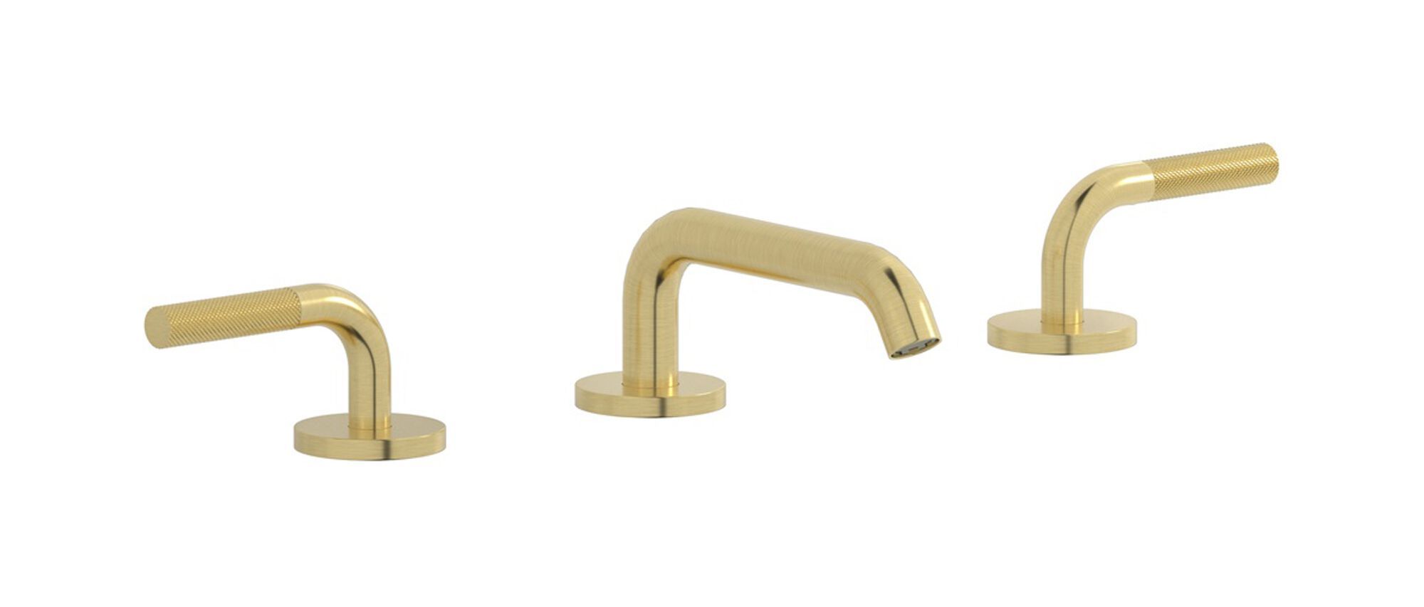 Смеситель для раковины с 3 отверстиями для пола с автоматическим сливом IB промышленность ARCH-00091075 - Вид №5