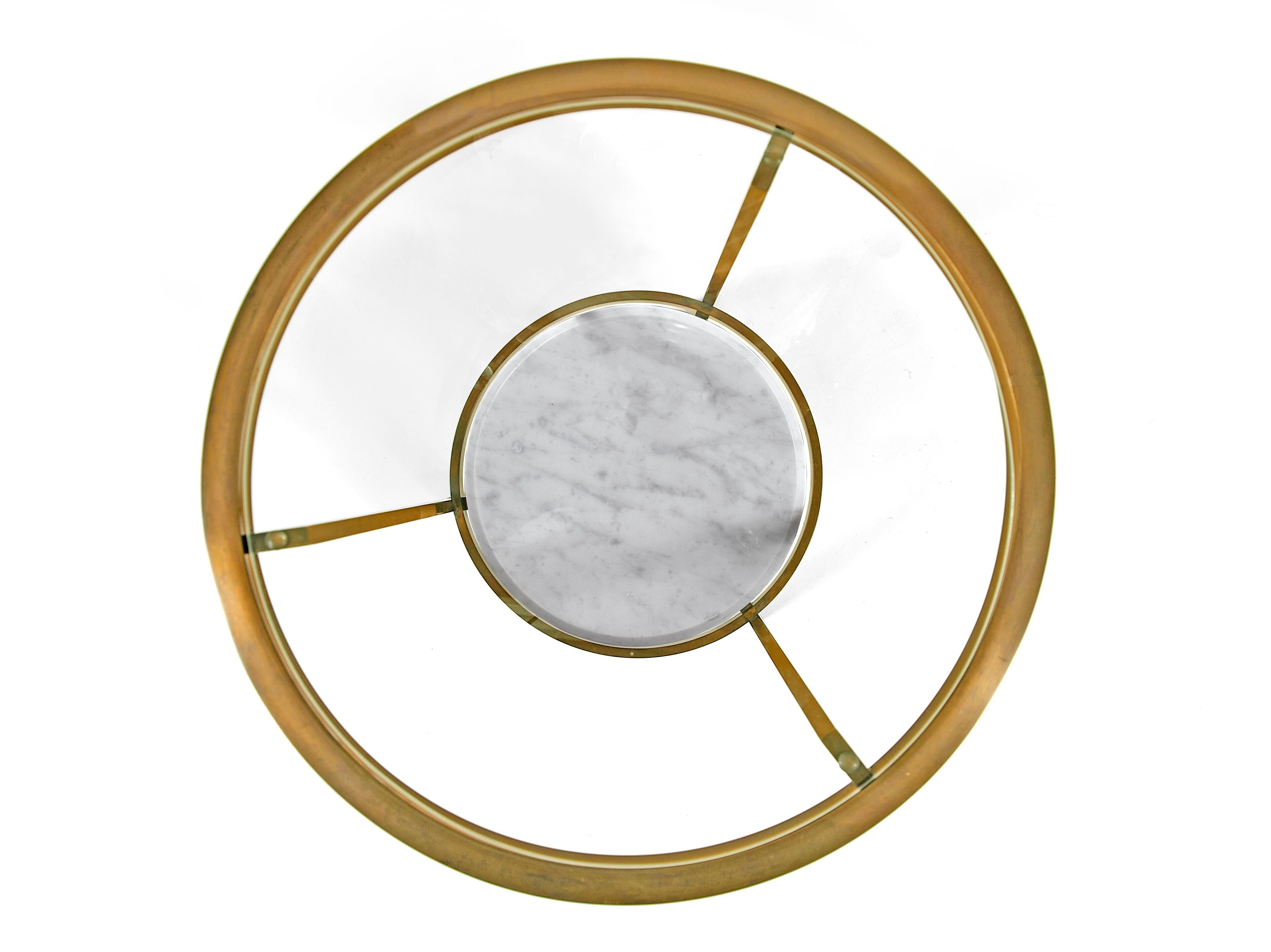 Круглый Хрустальный журнальный столик Borzalino PAUL ARCH-00016429 - Вид №1