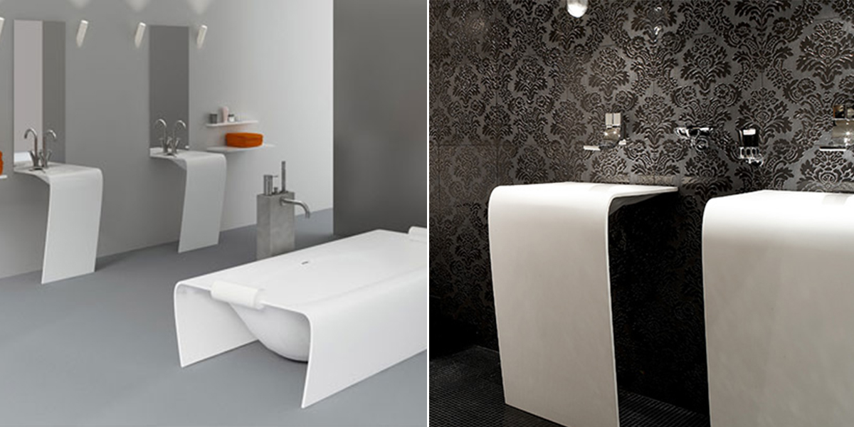 STRIPBASIN50X50 Накладная раковина на столешницу  прямоугольная Aquamass  - Вид №2