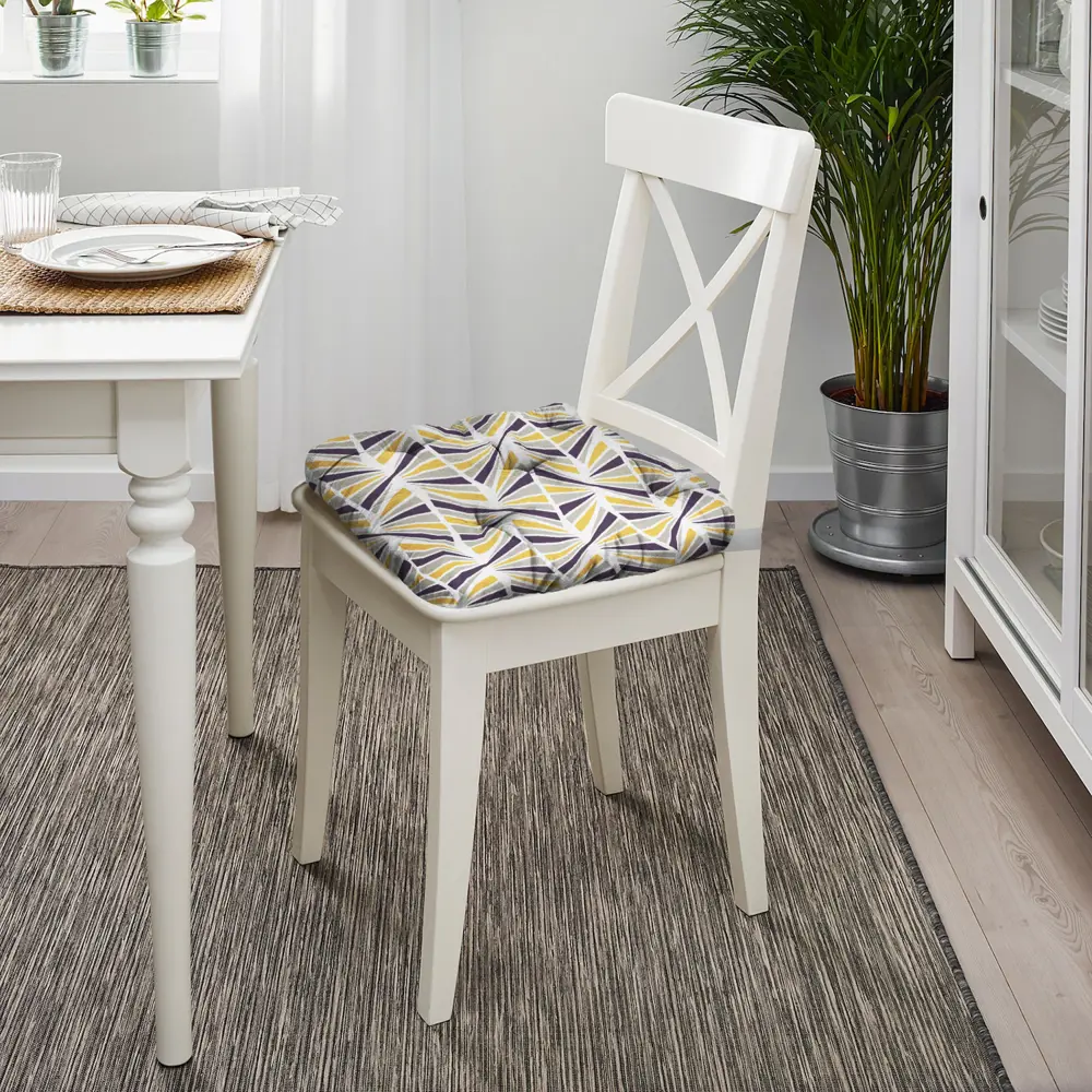 Сидушка «Калейдоскоп» 40x35 см цвет мультиколор LINEN WAY STLM-2007478 - Вид №3