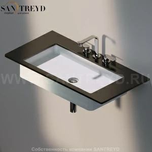 MW75SP9016 Накладная раковина под столешницу  квадратная Ceramica Flaminia Miniwash