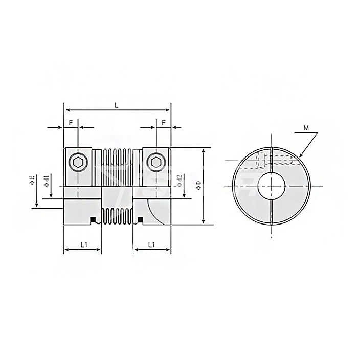 IS3610 Муфта соединительная BC20-C ISKRA  - Вид №2