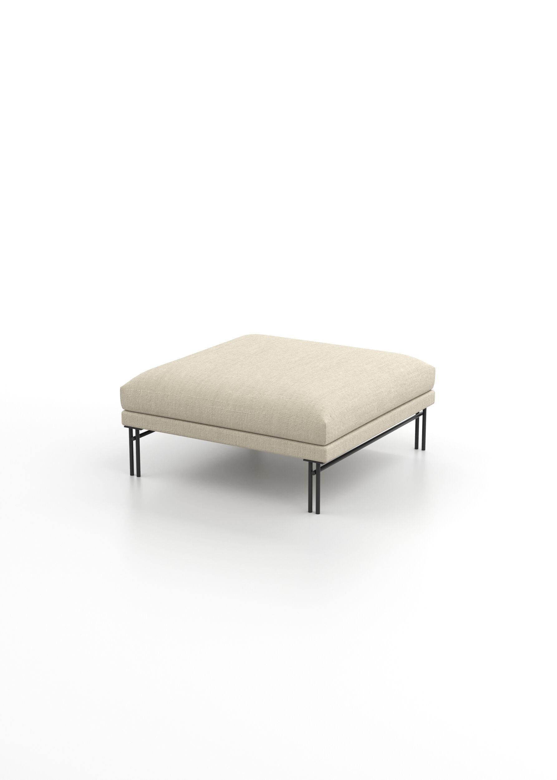 Квадратный пуф из ткани Omelette Editions Majestic ARCH-00071895 - Вид №1