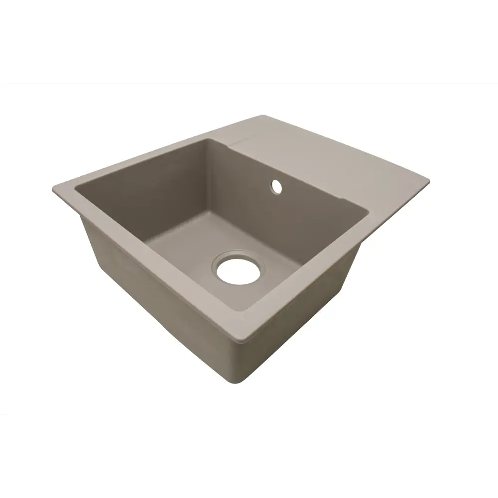 Кухонная мойка DELINIA с крылом 60x48 см из кварцевого композита 87812863 STLM-0075814 - Вид №3