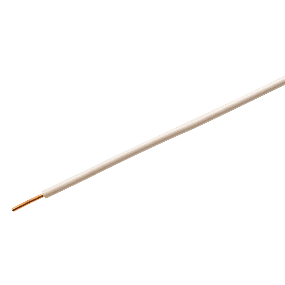 Провод Камкабель ПУВ 1x2.5 мм на отрез ГОСТ цвет белый STLM-2147523