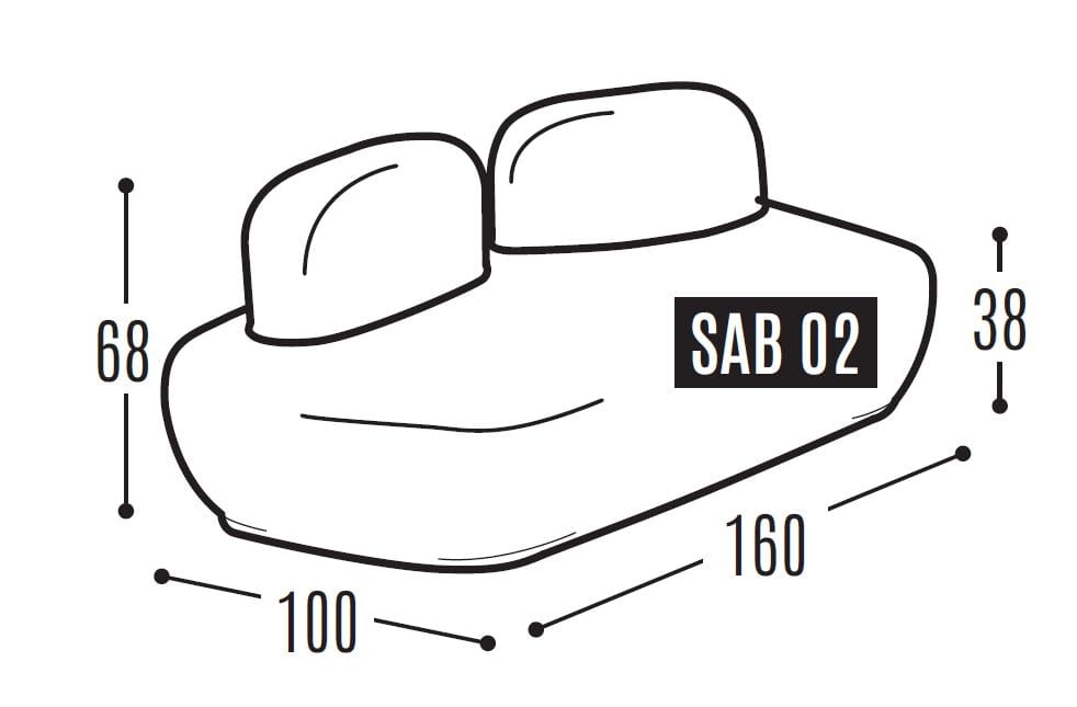 Ткань сад диван isOnAir ARCH-00066154 - Вид №3