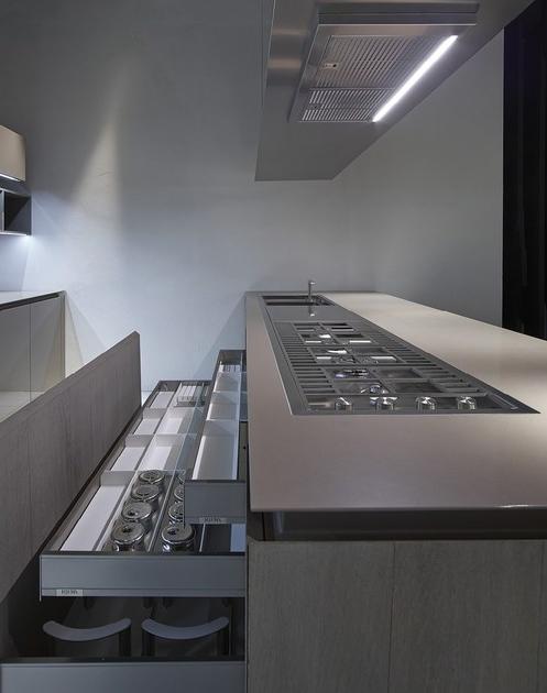 RIFRA Кухня с островом из сырого дуба, покрытого глиной Fly sun-id-1383139 - Вид №18