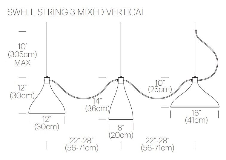 Алюминиевый затемняемый светодиодный подвесной светильник Pablo Designs SWELL ARCH-00034335 - Вид №17
