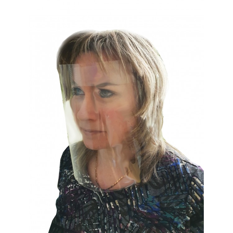 DPL 101 Маска щиток прозрачная для лица с вашим дизайном и логотипом Santreyd  - Вид №6