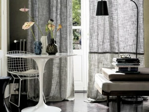 Élitis Моющаяся льняная жаккардовая ткань для штор Lin enchanté