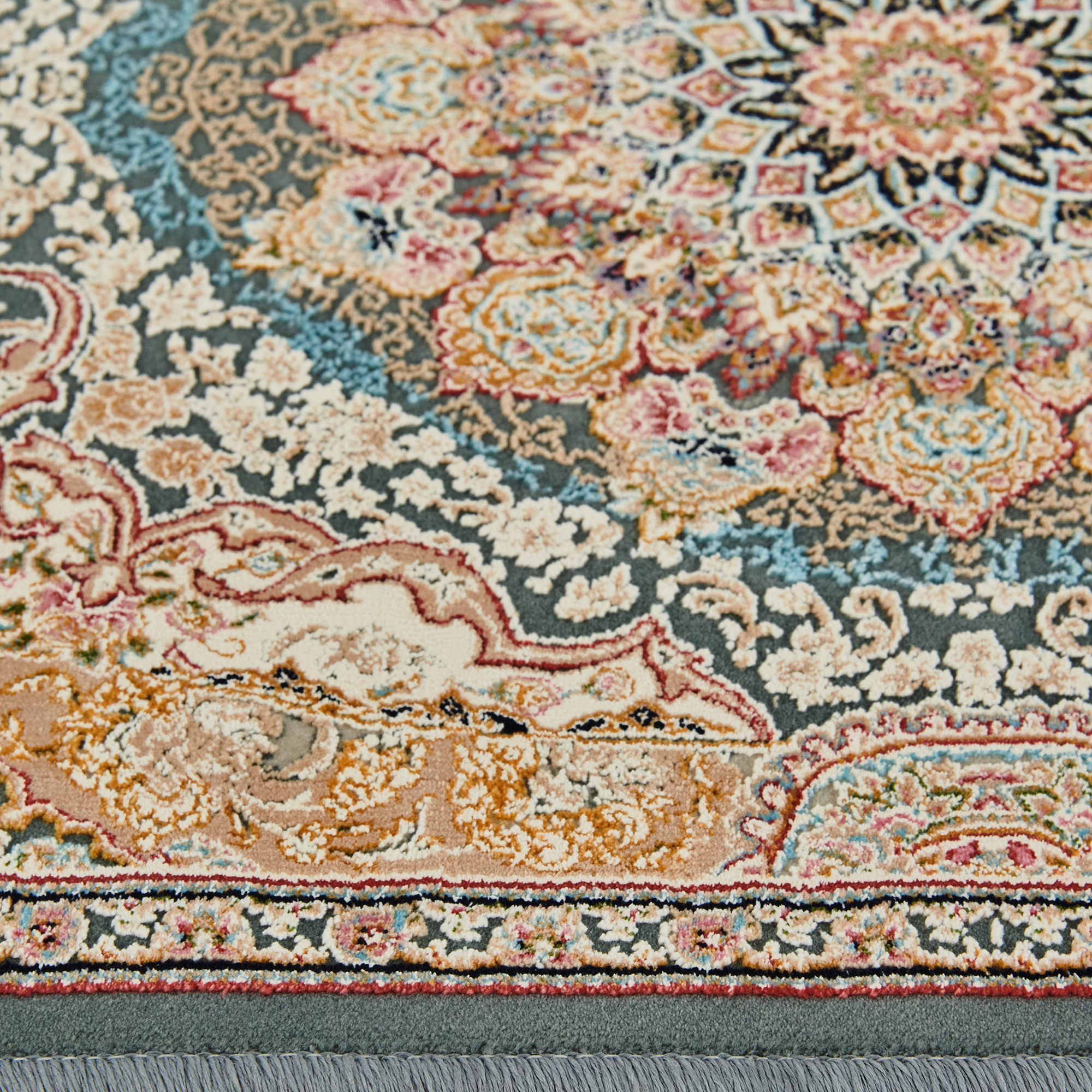 86370491 Ковер полиэстер Anosha 50х80 см цвет голубой STLM-0068233 Santreyd  - Вид №3