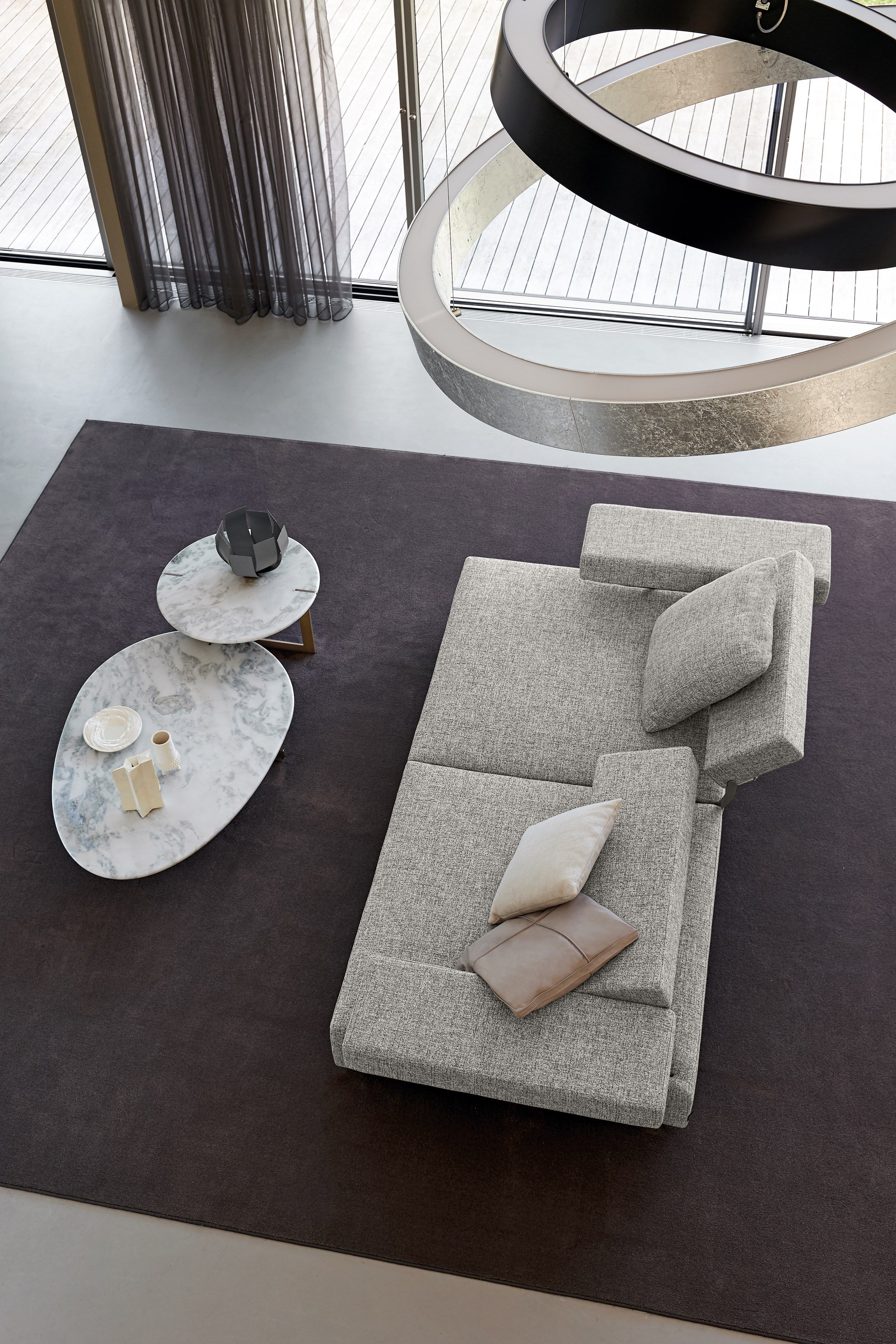 Секционный диван из ткани Arketipo ARCH-00144959 - Вид №3