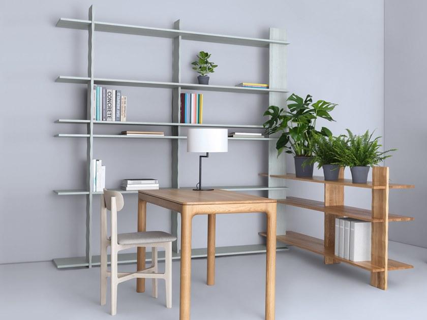 ZEITRAUM Открытый отдельно стоящий деревянный книжный шкаф sun-id-1389663 - Вид №2