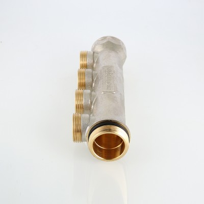 VTc.500.NE.060504 Коллектор c наружной резьбой под "евроконус" Valtec 1", 4 х 3/4", "евроконус"  - Вид №2