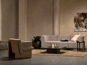 Отдельно стоящий камин на биоэтаноле или газе