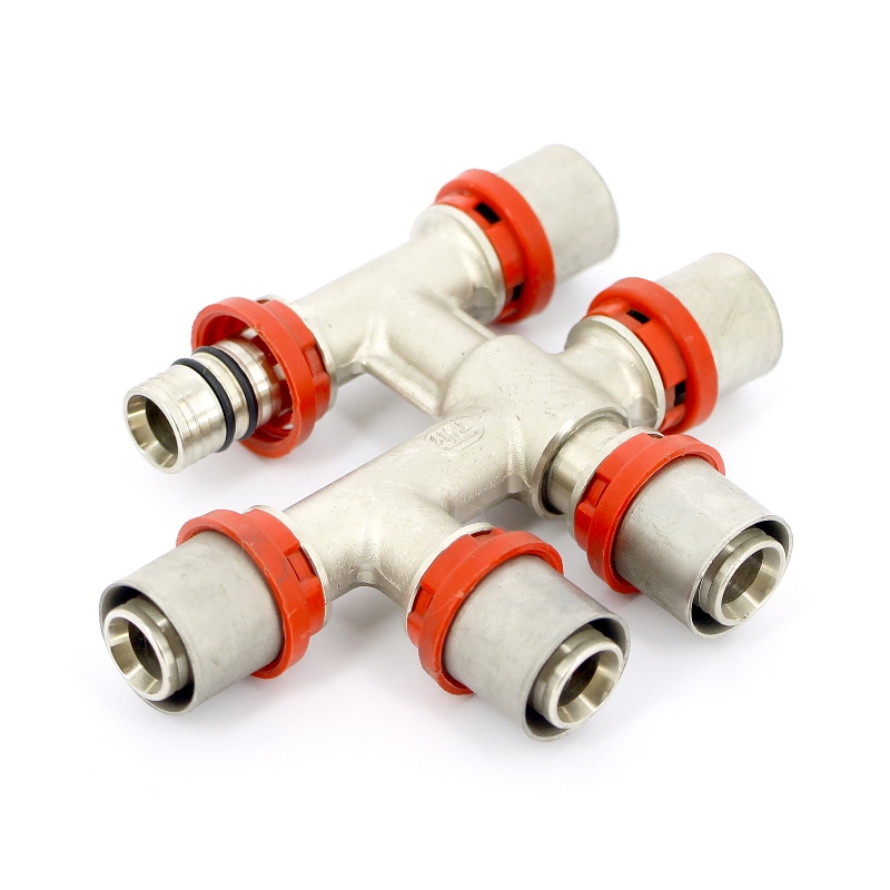 Узел распределительный пресс сдвоенный TIEMME 20x20x20 1650174 - Вид №1