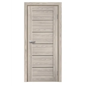 Комплект двери Новара Горизонталь остекленная 70x200 см ПВХ цвет ривьера с добором 200 мм