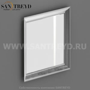 PS101FA Зеркало 100 см цвет Платинированная платина Globo Paestum Италия