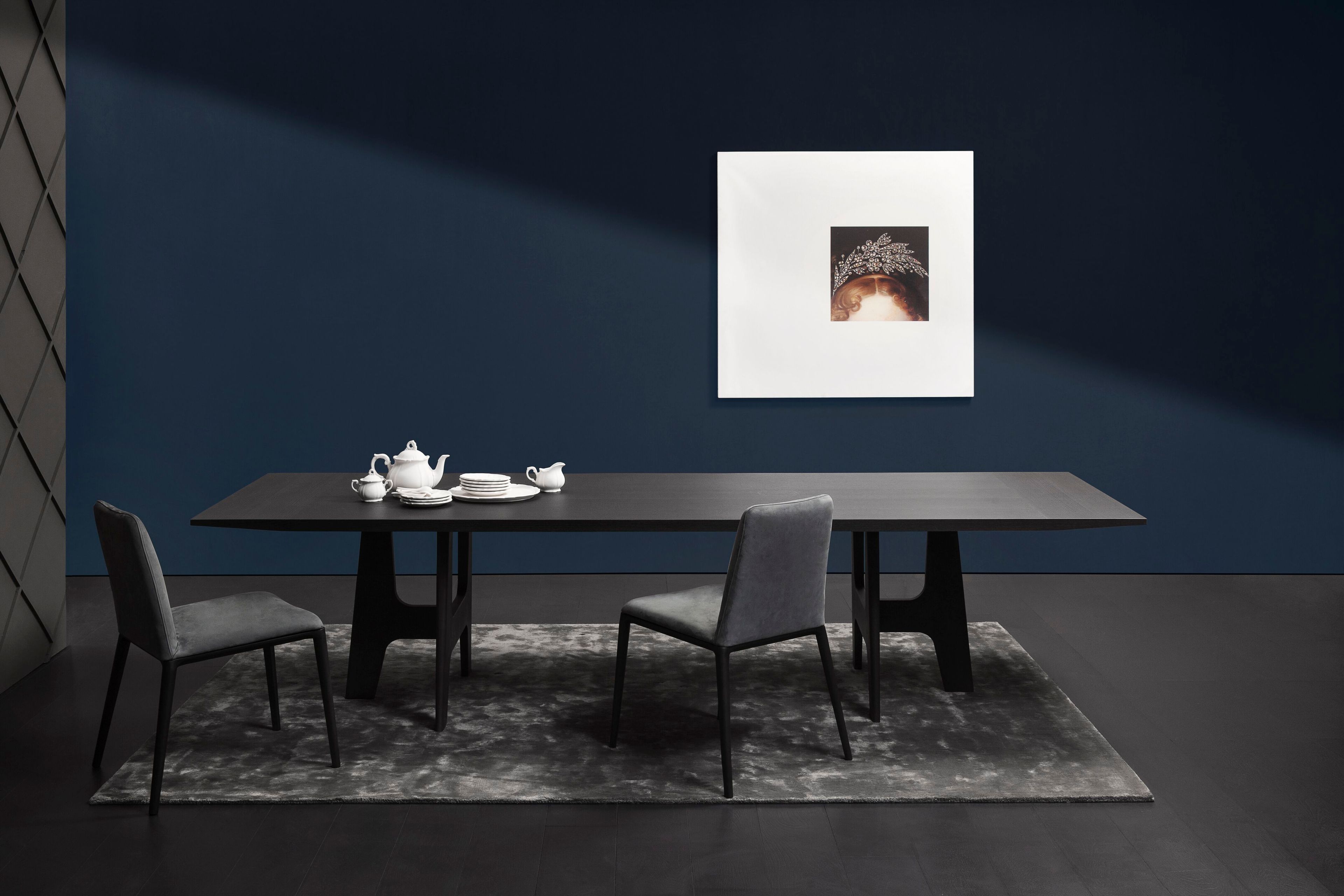 Деревянный прямоугольный обеденный стол Vibieffe 4050 ITALO ARCH-00061666 - Вид №2