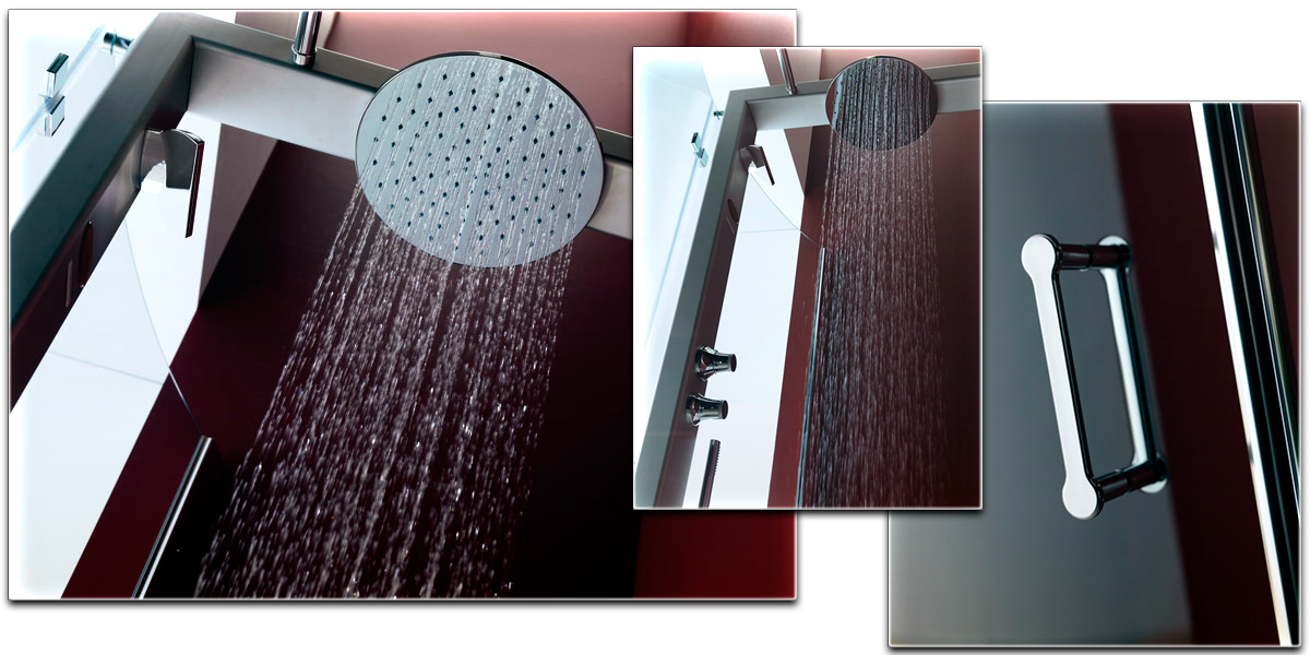 Душевое ограждение с колонной Start 140х70 Walk In 9447-11740 Sx Jacuzzi 944711740SX - Вид №1