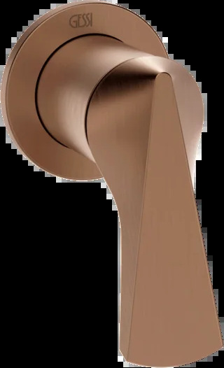 Отдельный контроль 72061 708 Gessi Ventaglio МЕДНЫЙ МАТОВЫЙ PVD