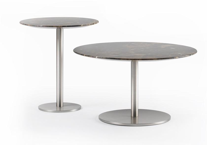 Marelli Низкий круглый мраморный журнальный столик Break sun-id-1452644 - Вид №3