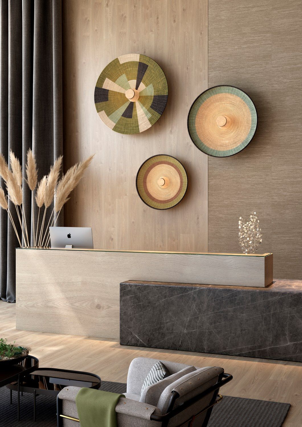 Applique a LED in abaca Forestier Трава ARCH-00120567 - Вид №2