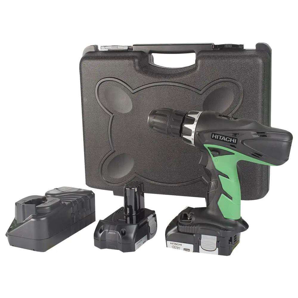 Шуруповерт ударный Hitachi DV18DCL2, Li-ion 18 В, 1.5 Ач STLM-2055002 - Вид №3