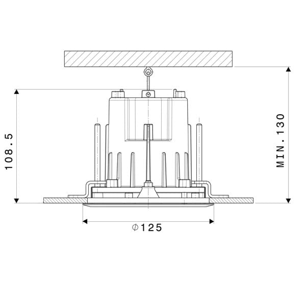 Алюминиевый светодиодный потолочный светильник Goccia Illuminazione PASSUM ARCH-00149498 - Вид №4
