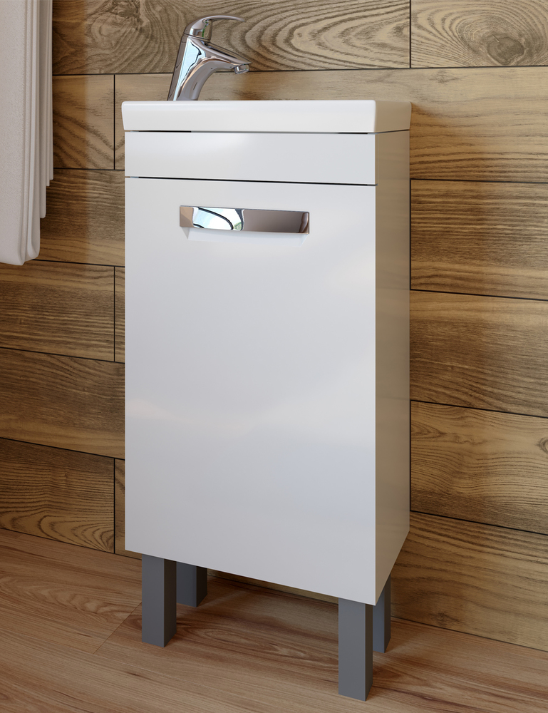 Тумба Plaza 400 (Plaza)410⨉230⨉820 мм белый Santreyd sun-id-664565 - Вид №1