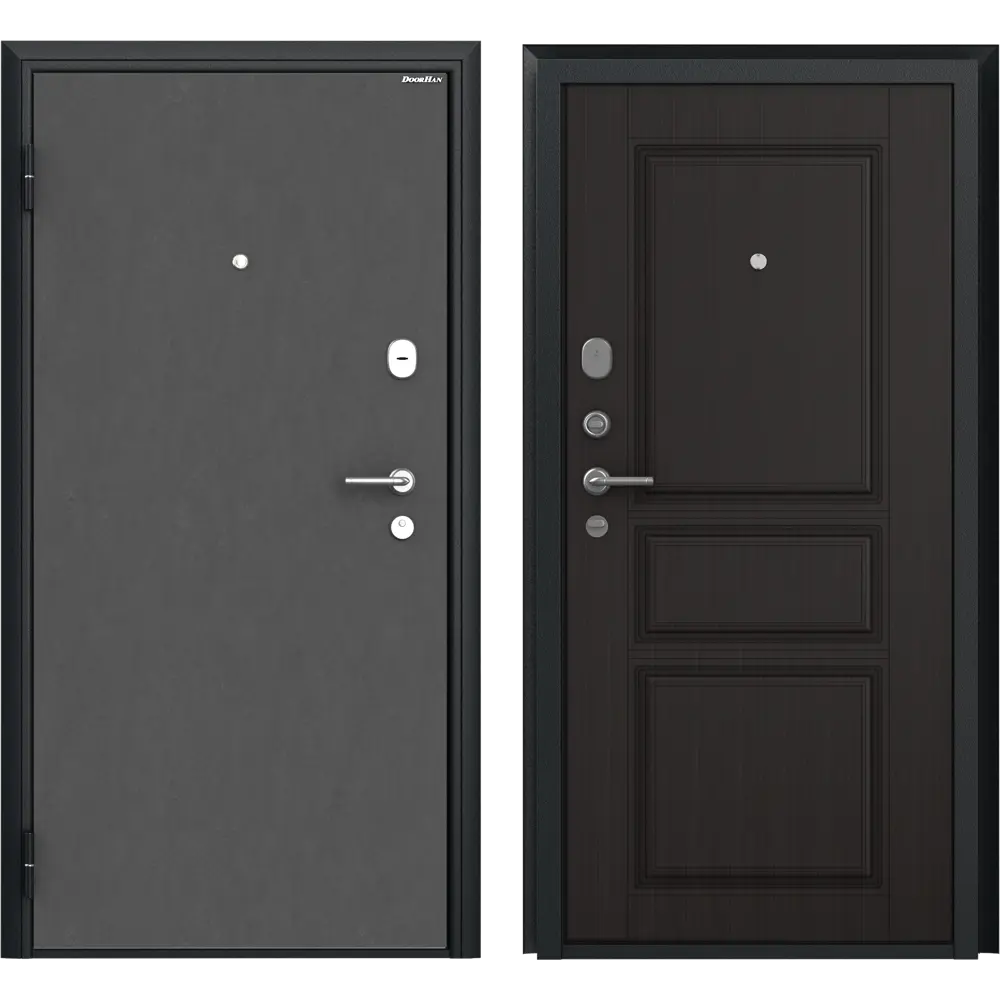 Дверь входная металлическая Премиум New 98x205 см левая венге классик DOORHAN STLM-2149825